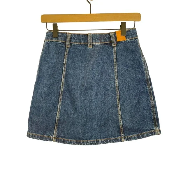 Zara Authentic Denim by TRF Womens Mini Skirt Blue SZ 6 - Picture 2 of 2